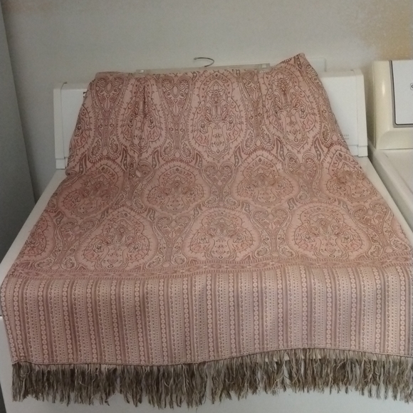 Dress Barn Woman Maxi Boho India/Western Pastel Pull On Skirt Sz. 18 - Picture 6 of 10